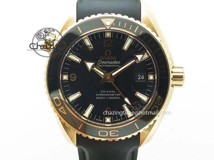 0304 Planet Ocean 600M Co-Axial GMT 43.5mm VSF 1:1 Best Edition Black Dial Orange Markers on SS Bracelet A8605 Super Clone Elegant 8024